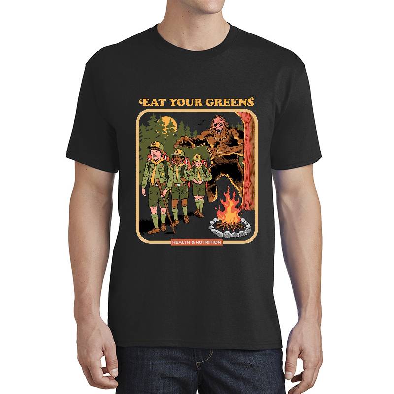Eat Your Greens Unisex V-Neck T-Shirts
