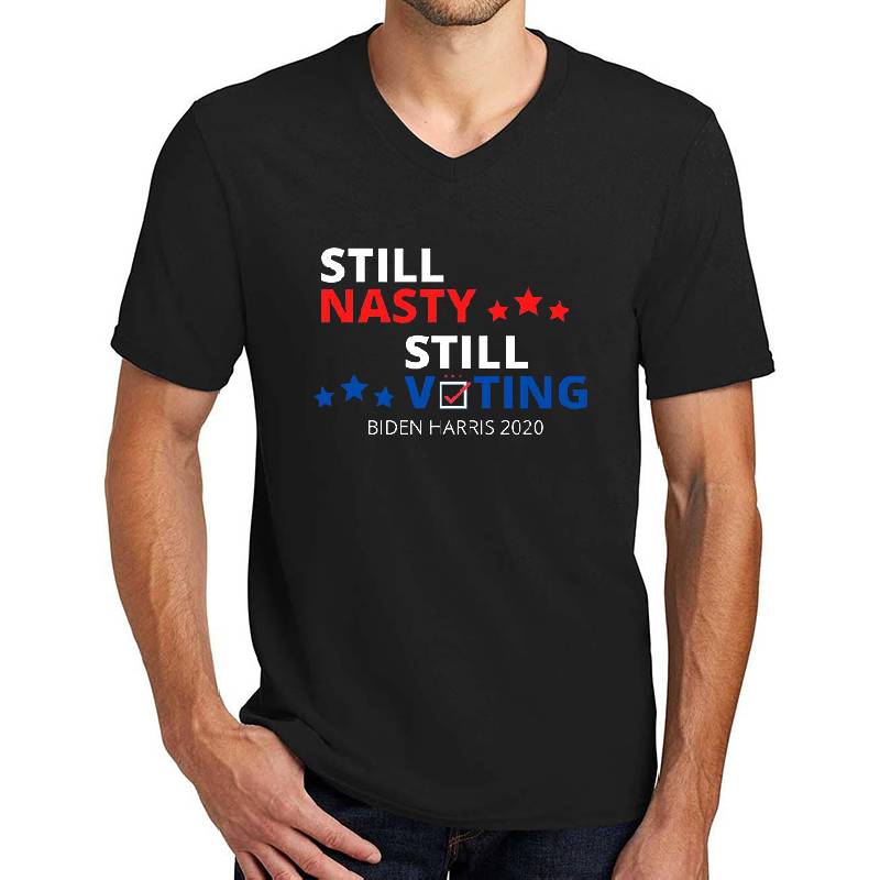Still Nasty Still Voting Biden Harris 2020 Democratic Party Unisex T Shirt Youth Hooded Sweatshirts