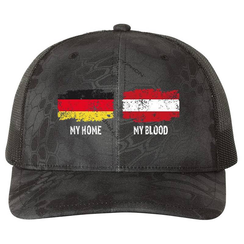 Home Germany blood Austria flag Unisex V-Neck T-Shirts