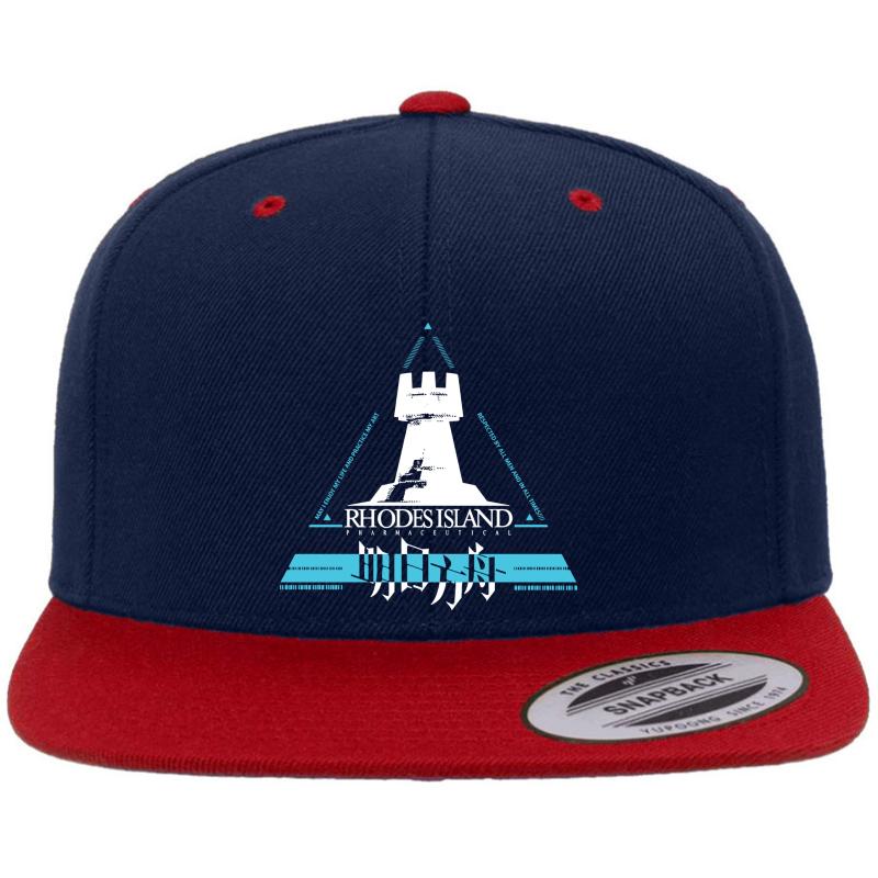 Arknights - Rhodes Island Logo Premium Flat Bill Snapback Cap  Navy