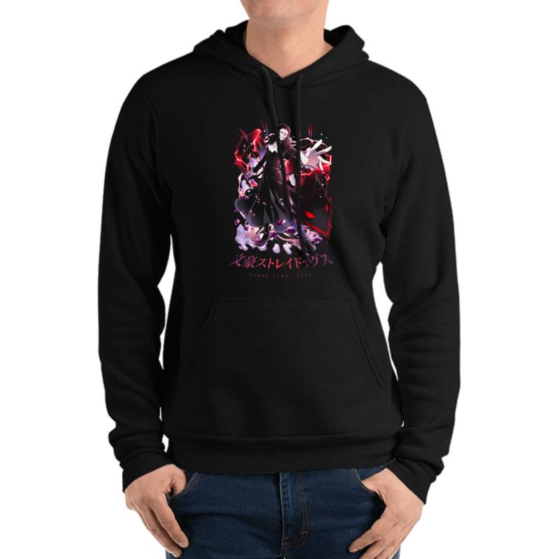 Akutagawa Ryonosuke Bsd Unisex Hooded Sweatshirt Men Black