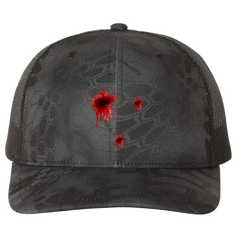 Gunshot wounds costume Flexfit Baseball Caps