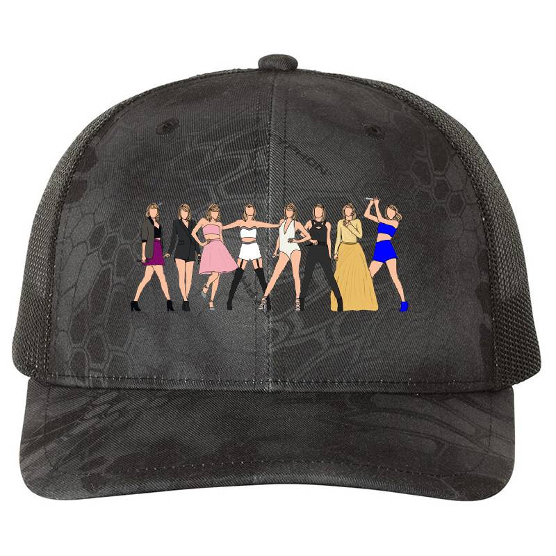 Taylor Swift 1989 Tour Outfits Premium Flat Bill Snapback Caps