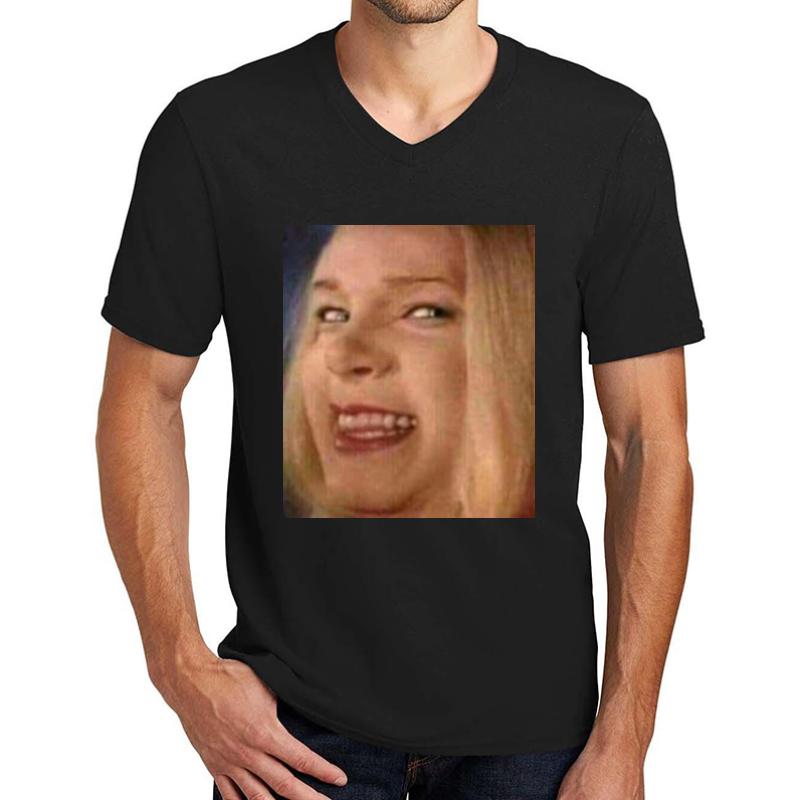 White Chicks Meme Unisex V-Neck T-Shirt Men Black