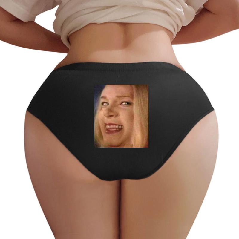 White Chicks Meme Women Underwear Panties Women Black