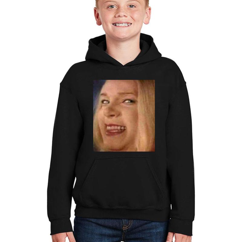 White Chicks Meme Youth Hooded Sweatshirt Boy Black