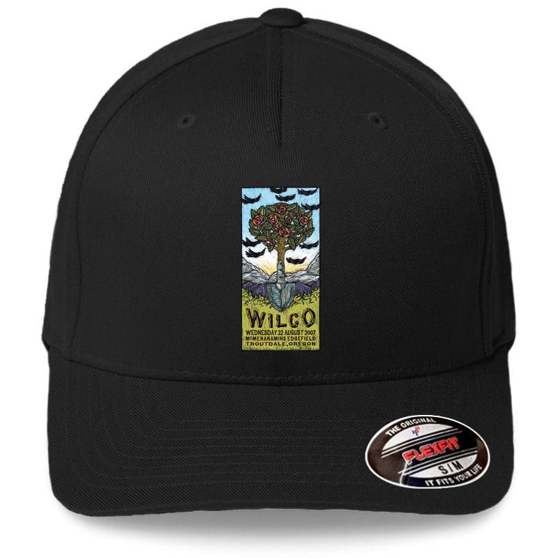 Wilco; Mcmenanamins Edgefield Oregon Concert Flexfit Baseball Cap  Black