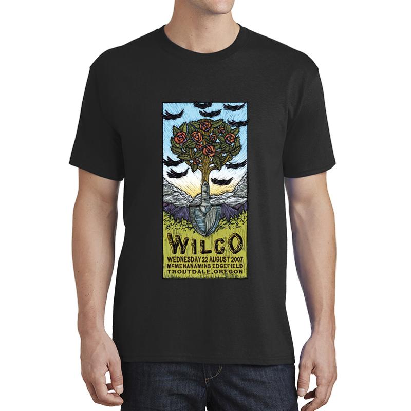 Wilco; Mcmenanamins Edgefield Oregon Concert Unisex T-Shirt Men Black