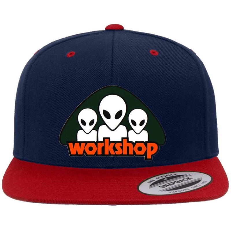 Alien Workshop Premium Flat Bill Snapback Cap  Navy