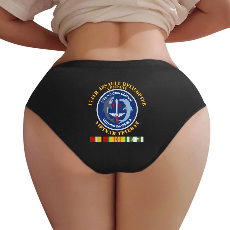 174Th Ahc Vietnam Vet W Vn Svc - 174Th Ahc Vietnam Women Underwear Panties Women Black