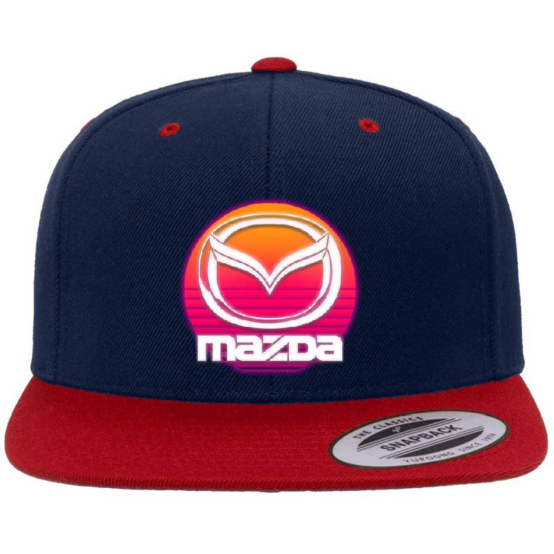 Mazda Outrun Emblem Richardson Premium Trucker Snapback Caps