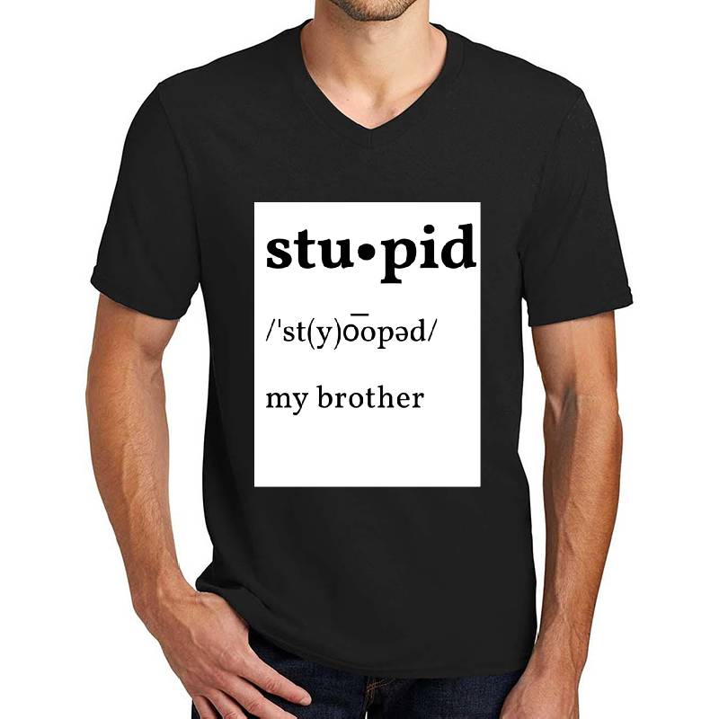 Definition Of Stupid - My Brother Unisex Polo Jersey Sport Shirts