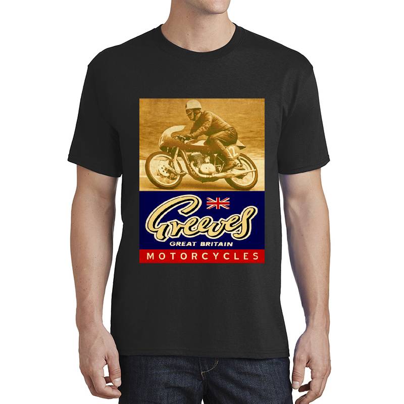 Greeves Vintage Motorcycles England Premium Flat Bill Snapback Caps