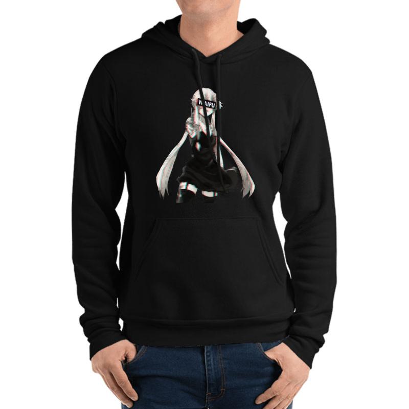 Yuno Gasai Unisex Hooded Sweatshirt Men Black