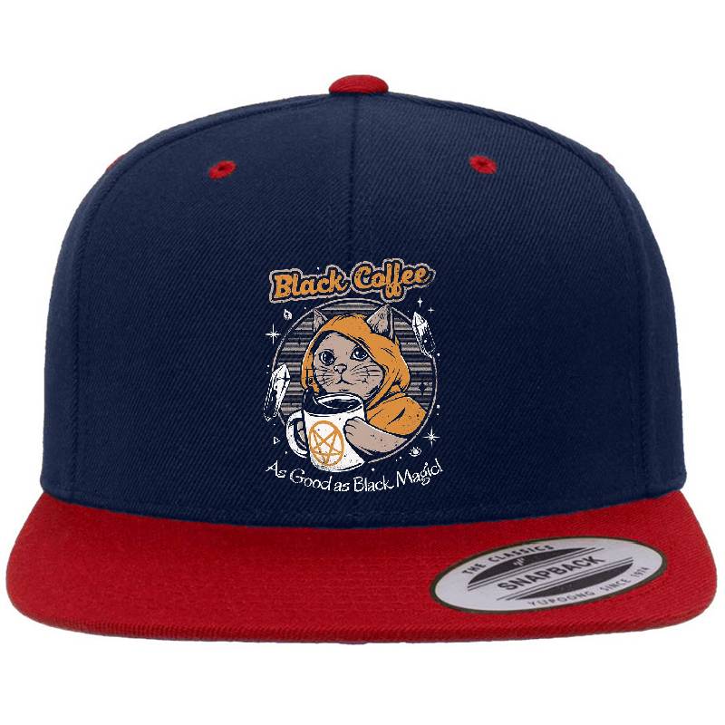 Black Coffee Richardson Premium Trucker Snapback Caps