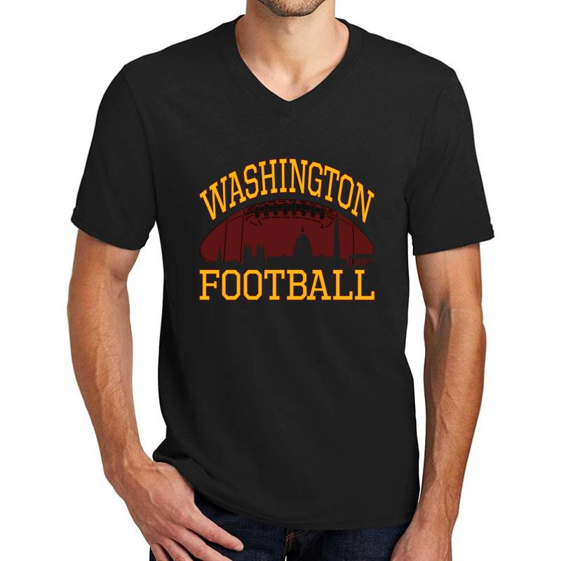 Washington Football Team 2020 Unisex V-Neck T-Shirt Men Black