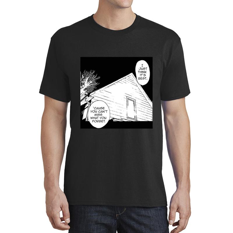 American Football House Manga Style  Unisex T-Shirt Men Black