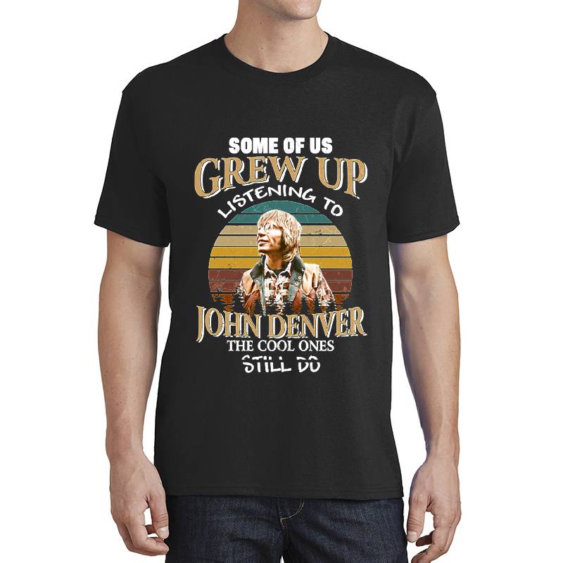 Some Of Us Grew Up Listening To John Denver Premium Flat Bill Snapback Caps
