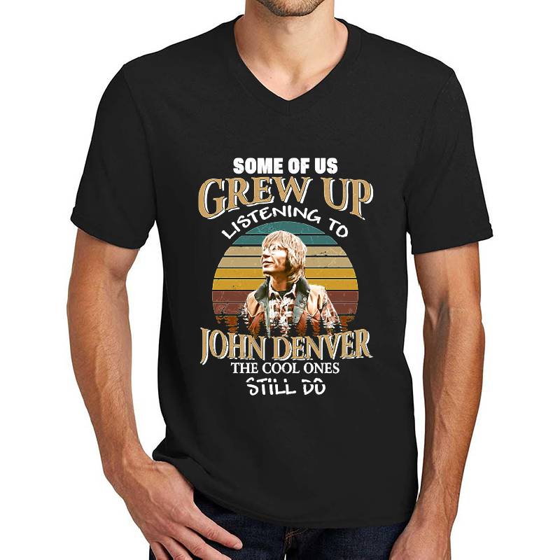 Some Of Us Grew Up Listening To John Denver Premium Flat Bill Snapback Caps