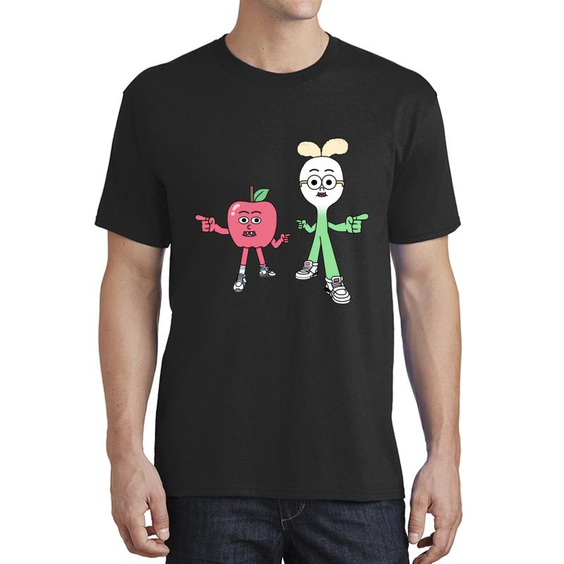 Apple And Onion Unisex T-Shirt Men Black