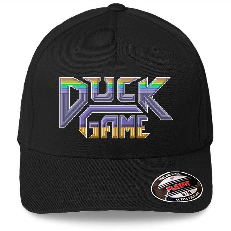 Duck Game Premium Flat Bill Snapback Caps