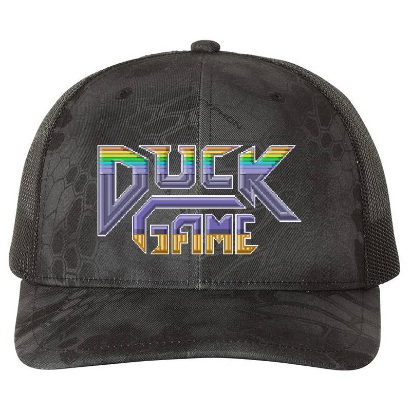 Duck Game Premium Flat Bill Snapback Caps