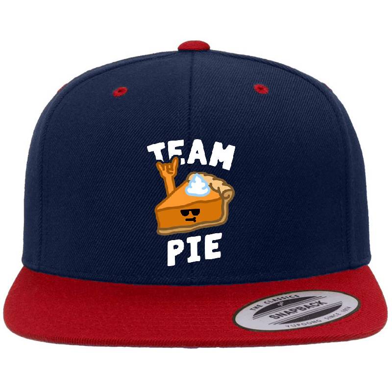 Pumpkin Pie Squad Thanksgiving Team Pie Richardson Premium Trucker Snapback Caps