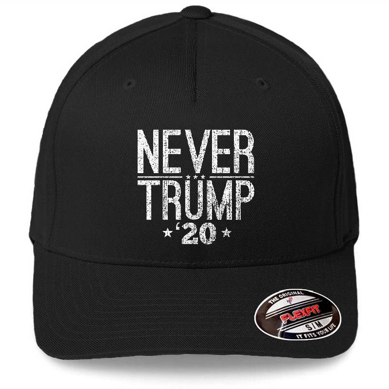 Vintage Distressed Never Trump '20 2020 Funny Anti-Trump Gear Richardson Premium Trucker Snapback Caps