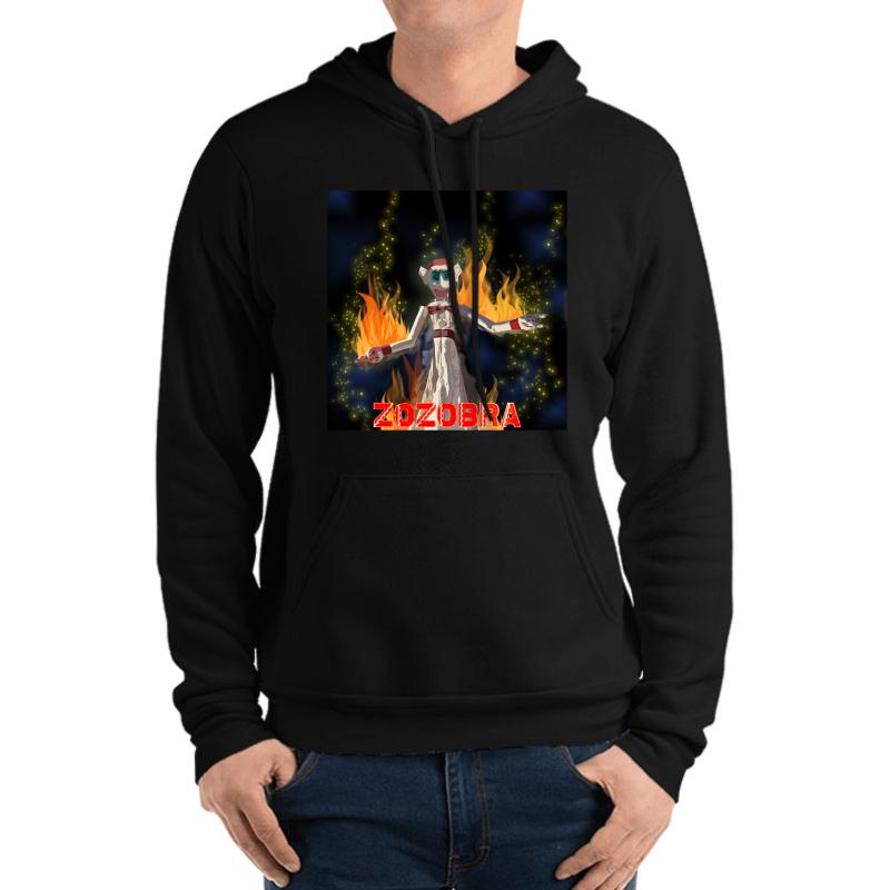 Zozobra; Zoroaster Prayer Unisex Hooded Sweatshirt Men Black