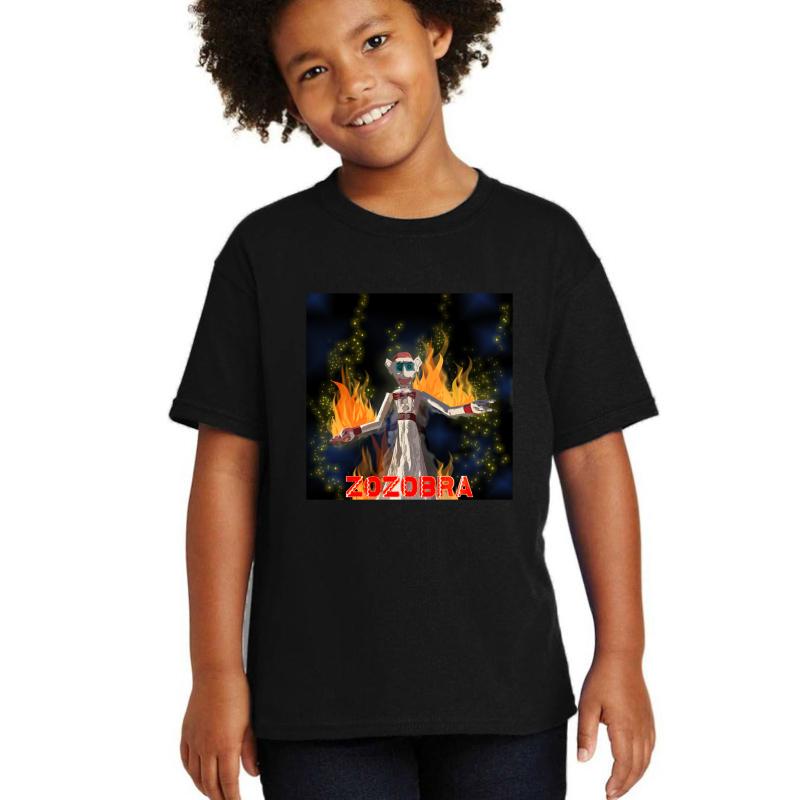 Zozobra; Zoroaster Prayer Youth T-Shirt Boy Black