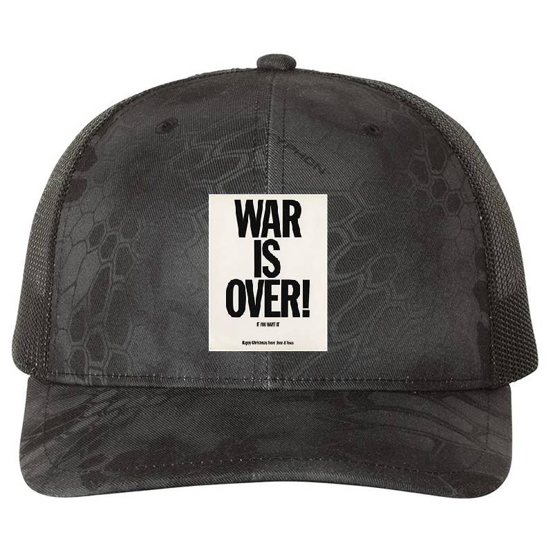 war is over Premium Flat Bill Snapback Caps