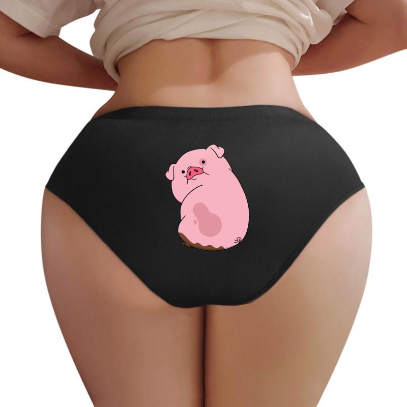 Waddles Women Underwear Panties Women Black