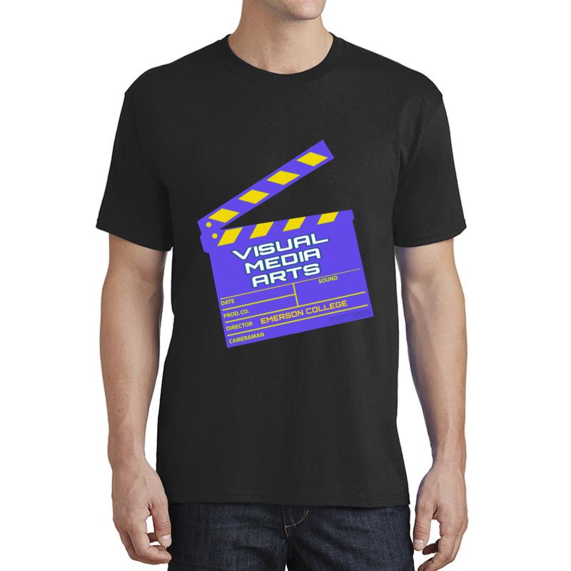 Visual Media Arts Emerson College Unisex T-Shirt Men Black