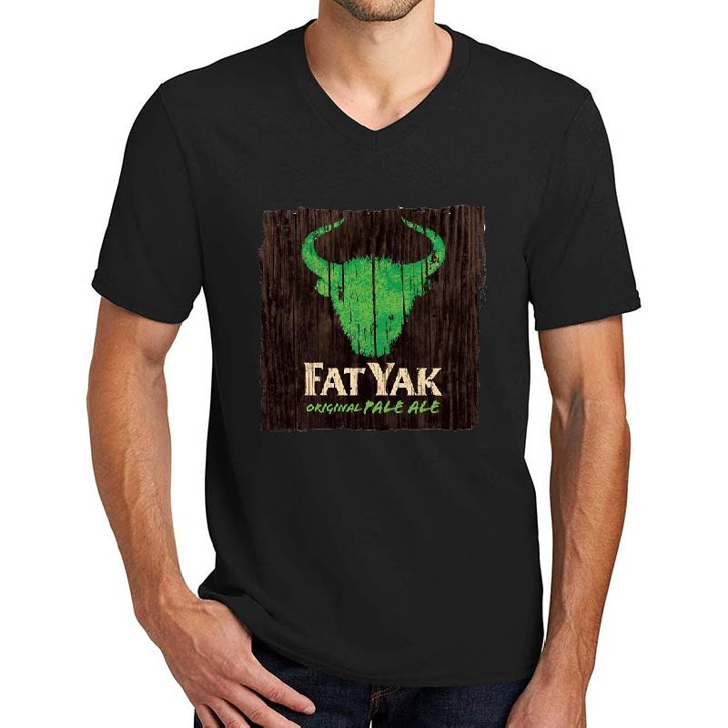 Fat Yak logo Premium Flat Bill Snapback Caps