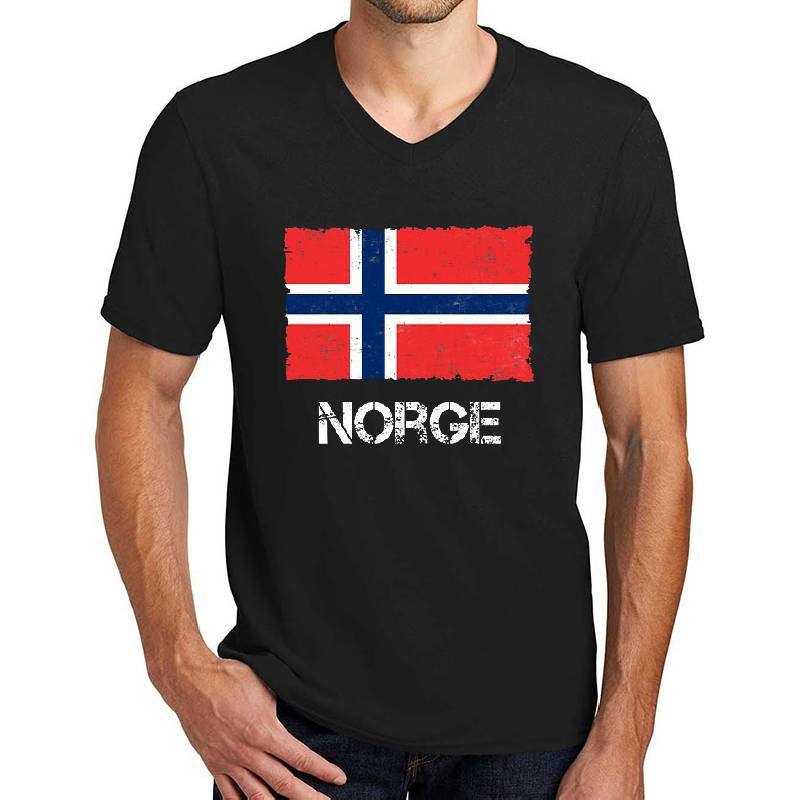 Norge Norway vintage flag used look Youth Hooded Sweatshirts