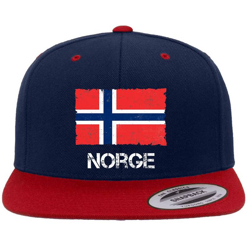 Norge Norway vintage flag used look Youth Hooded Sweatshirts