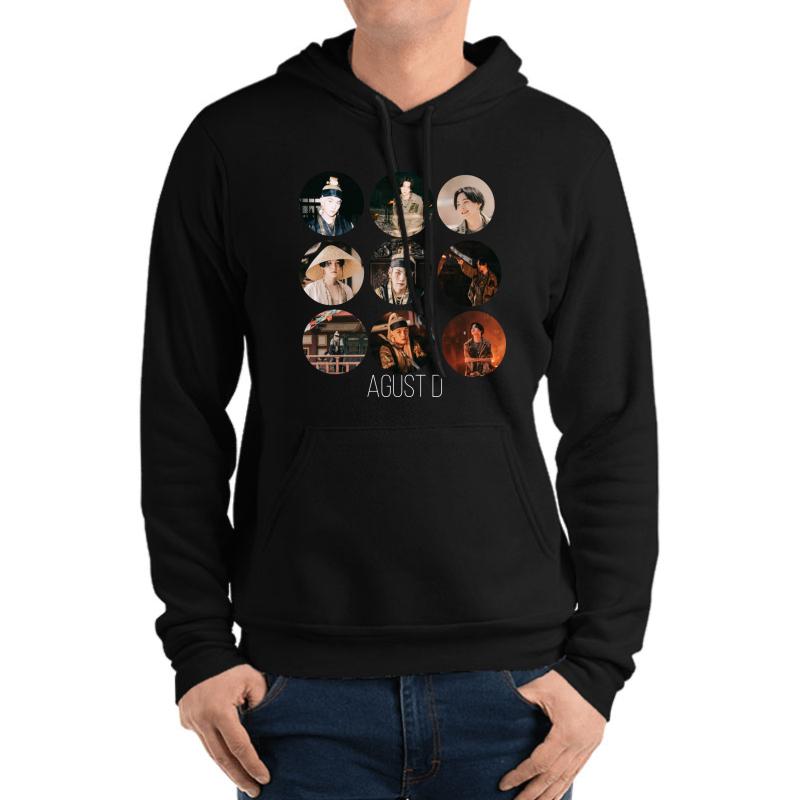 Agust D Suga Bts Items Unisex Hooded Sweatshirt Men Black