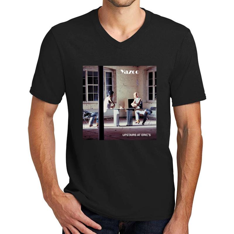 Yazoo - Upstairs At Eric's Unisex V-Neck T-Shirt Men Black