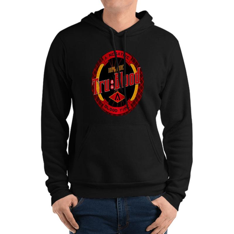 True Blood-Drink Unisex Hooded Sweatshirt Men Black