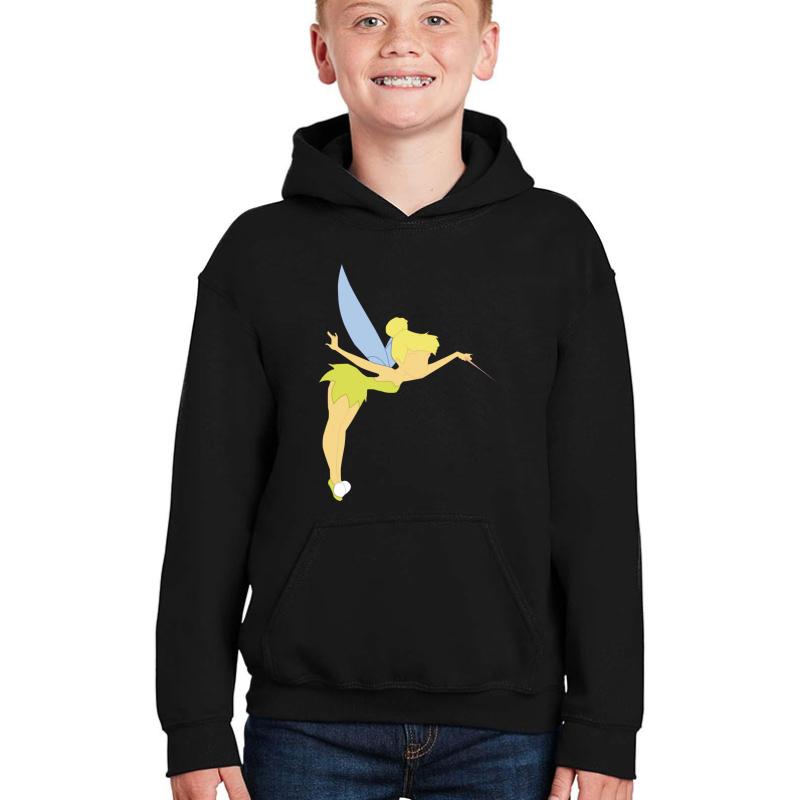 Tinkerbell Youth Hooded Sweatshirt Boy Black