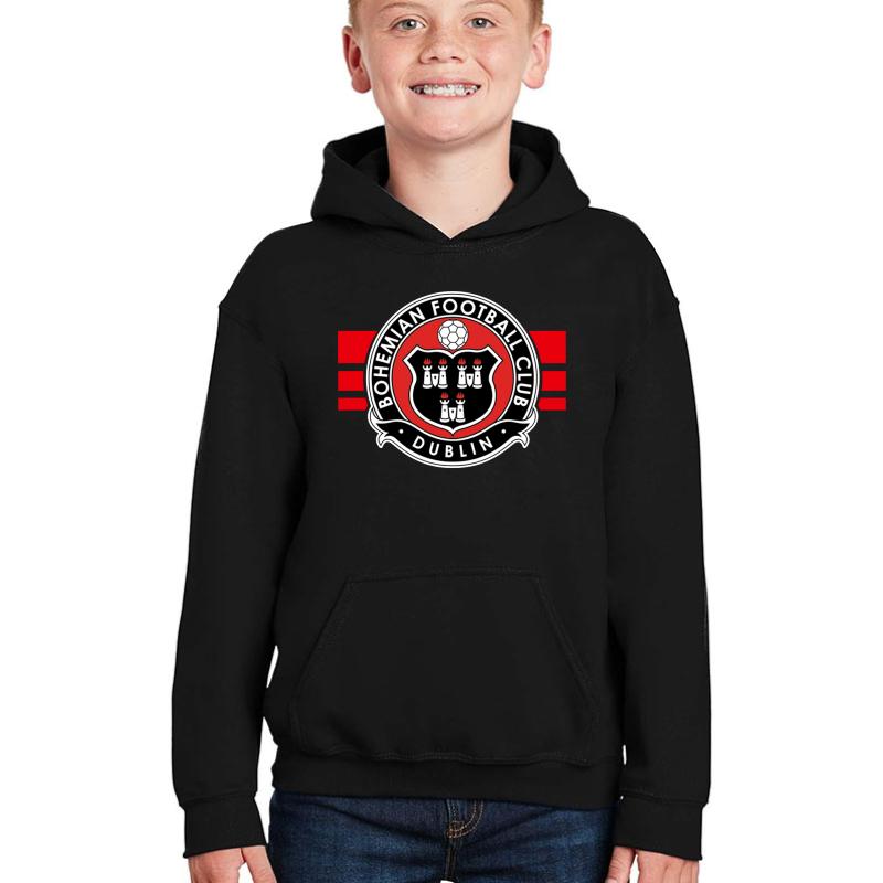 Till The End Of My Life Ireland Bohemian F.C. Youth Hooded Sweatshirt Boy Black