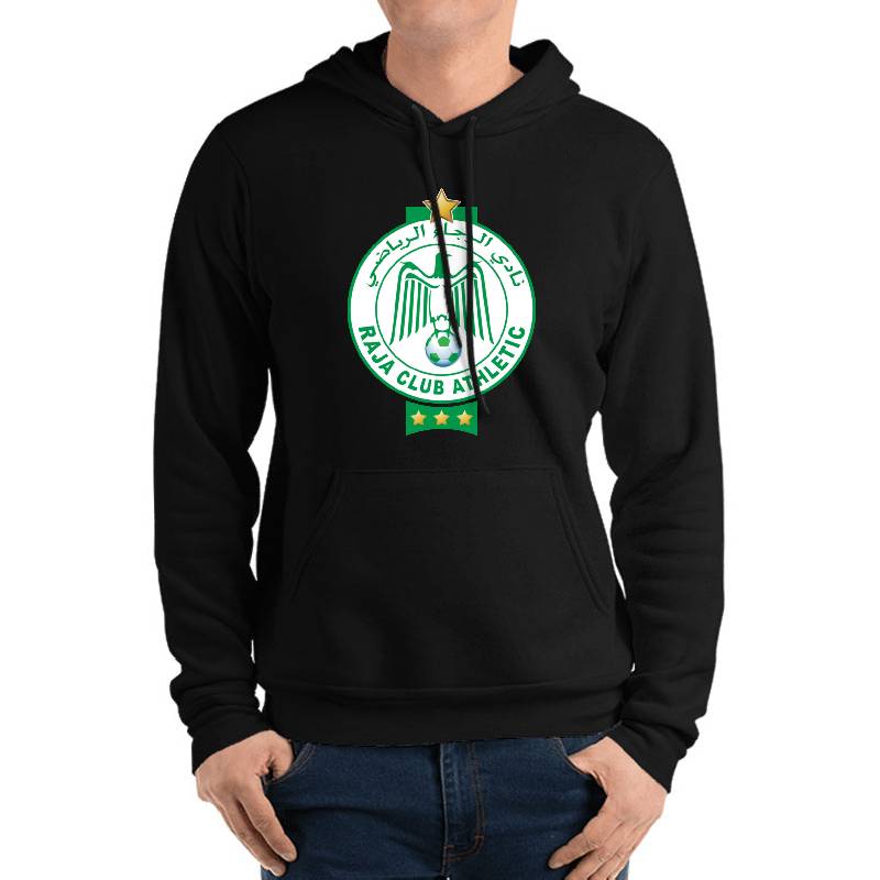 Raja Club Athletic Casablanca Morocco Youth Hooded Sweatshirts