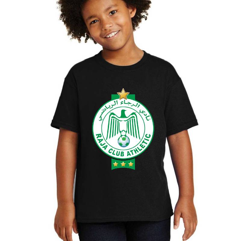 Raja Club Athletic Casablanca Morocco Youth Hooded Sweatshirts