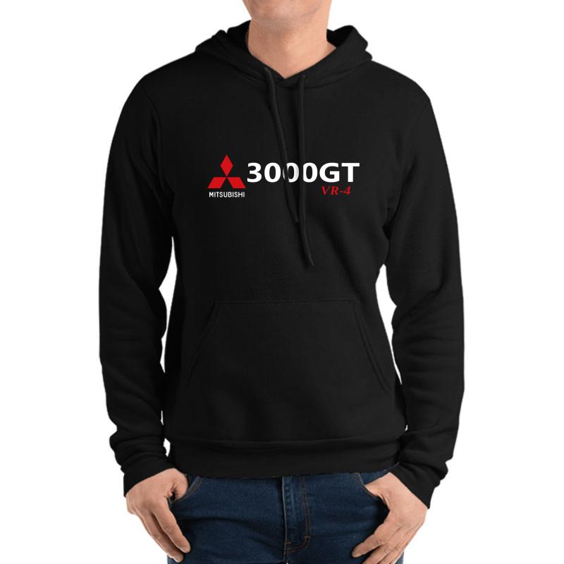 3000Gt Vr-4 Unisex Hooded Sweatshirt Men Black