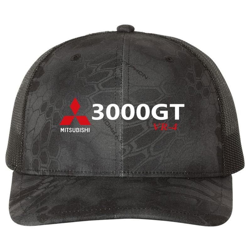 3000Gt Vr-4 Richardson Premium Trucker Snapback Cap  Kryptek Typhon Black