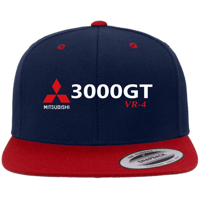 3000Gt Vr-4 Premium Flat Bill Snapback Cap  Navy