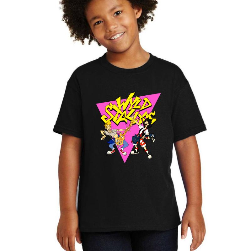 Wyld Stallyns Bill And Ted - Youth T-Shirt Boy Black