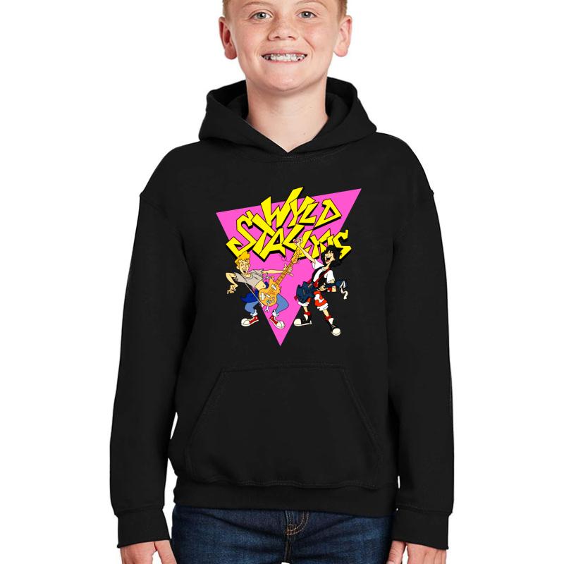 Wyld Stallyns Bill And Ted - Youth Hooded Sweatshirt Boy Black