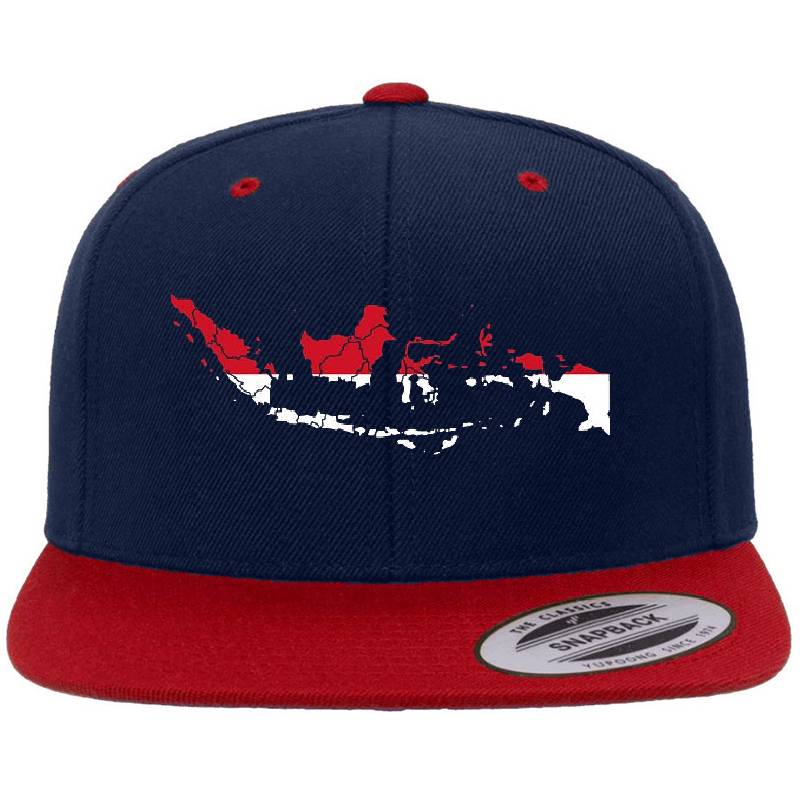 Indonesia Flag Map with regions Youth Hooded Sweatshirts