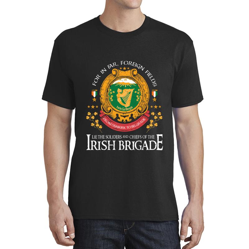 Vintage Gettysburg Pennsylvania Irish Brigade Flag Unisex T-Shirt Men Black